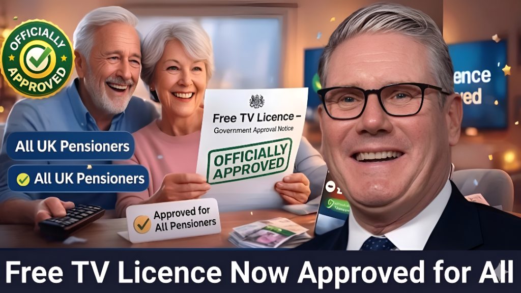 Free TV Licence for UK Pensioners