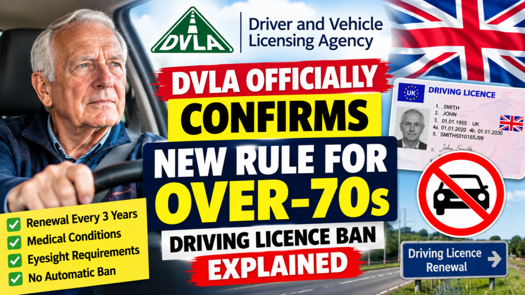DVLA rules for over-70s