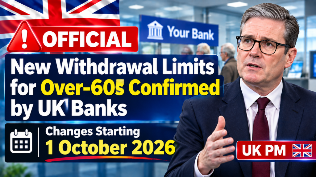 UK Bank Withdrawal Limits for Over-60s