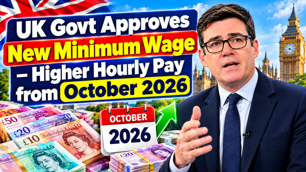 UK minimum wage October 2026